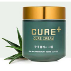 김정문알로에 큐어 플러스 크림 80g x 2p + 큐어2X 미니 3.5g x 2p + 클렌저 2ml x 3p 세트, 1세트