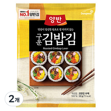 동원 양반 구운김밥김, 2개, 22g 2개, 22g
