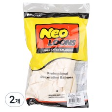 NeoLunce 30 厘米圓形氣球, 標準白, 100入