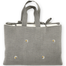 롤베이비 유아용 피그먼트 낮잠이불 3종 세트, 문앤스타그레이