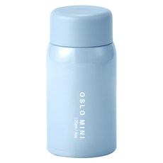 OSLO 迷你不鏽鋼保溫保冷杯, 天藍色, 120ml, 1個