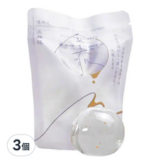 金美肌 保濕洗顏球, 清潔 保濕 泡澡洗臉, 添加玻尿酸, 50g, 3個