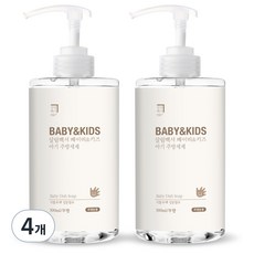 살림백서 베이비 앤 키즈 아기 주방세제 무향, 4개, 500ml