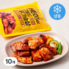 허닭 PICK 그릴드 직화 한입 닭가슴살 바베큐맛 (냉동), 100g, 1개입, 10개 100g, 10개