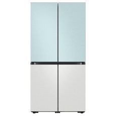 삼성전자비스포크DWBBUAP [색상선택형] 삼성전자 비스포크 4도어 프리스탠딩 냉장고 875L 방문설치 RF85C90F1AP