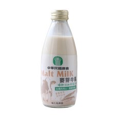 台農乳品 麥芽口味保久乳, 250ml, 24瓶