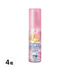 熊寶貝 衣物清新噴霧, 怡人芬芳, 100ml, 4瓶