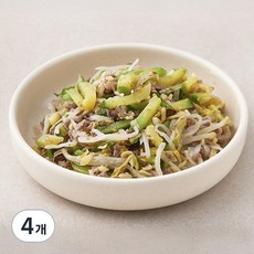킨더가든 한우 애호박 숙주나물, 80g, 4개