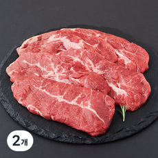 푸드랩플러스 미국산 초이스 소 부채살 구이용 (냉장), 400g, 2개