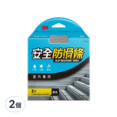 3M 樓梯防滑條 #7635, 黑色, 2個
