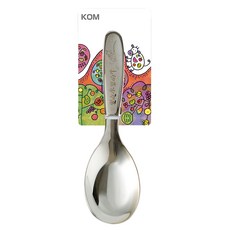 KOM 聯名款316不鏽鋼童趣兒童匙,水果牛,青菜鱷魚,GujiGuji, 1個, 兒童匙