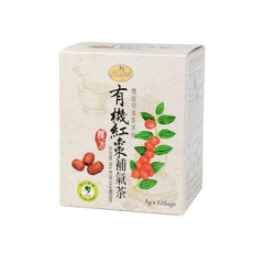 Magnet 曼寧 有機紅棗補氣茶，口感厚實甜香，中西方元素巧妙融合，不含咖啡因及人工添加物，5g x 12包, 1盒