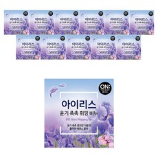 온더바디 플라워 휘핑 비누 아이리스, 90g, 12개