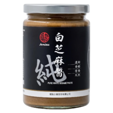 真老 純白芝麻醬, 350公克, 精選白芝麻, 350g, 1瓶