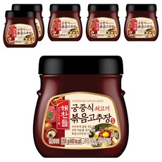 해찬들 궁중식 쇠고기 볶음고추장, 200g, 6개
