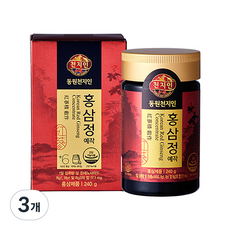 천지인 홍삼정 예작, 240g, 3개