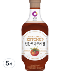 대상 진한 토마토 케찹, 760g, 5개