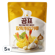 곰표 갈릭 튀김가루, 1kg, 5개