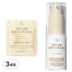 투크 이지 앤 젠틀 블리치 1제 파우더 0.7g x 5p + 2제 크림 15g 세트, 3세트