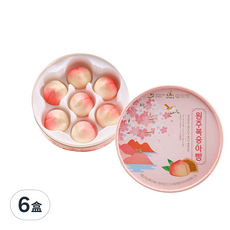 COOKIECASTLE 原州桃子麵包, 210g, 6盒
