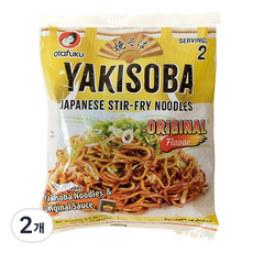 오타후쿠 야끼소바 오리지널 맛 2인분, 370g, 2개