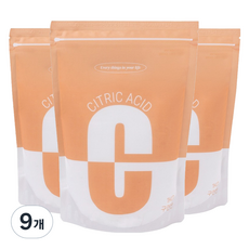 비즐리 프리미엄 구연산, 1kg, 9개