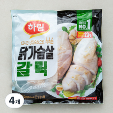 하림 닭가슴살 갈릭, 510g, 4개