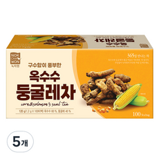 녹차원 옥수수 둥굴레차, 1.2g, 100개입, 5개