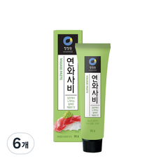 청정원 연와사비, 95g, 6개