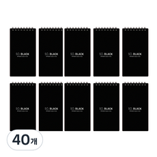 데이스토리 PP 기자 수첩, 흑색, 40개 흑색, 40개