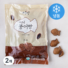 설빙 미니 붕어빵 초코 (냉동), 1kg, 2개