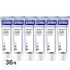 2080 애플민트향 자일리톨 치약, 120g, 36개