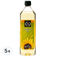 리오산토 해바라기유, 5개, 1L