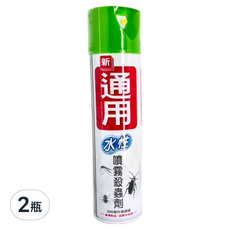 志成 通用水性殺蟲劑, 清香無臭味 低刺激性, 600ml, 2瓶