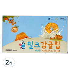 미엘미 밀크 감귤칩 박스형 12p, 2개
