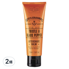 Scottish Fine Soaps 經典鬍後乳,75ml, 2條