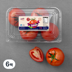 스윗토 스테비아 완숙토마토, 1kg, 6개