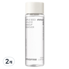 이니스프리 애플 씨드 립앤아이 메이크업 리무버, 100ml, 2개