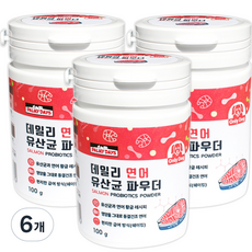 파미데이즈 강아지 데일리 유산균 파우더 100g, 연어, 6개