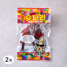 한양식품 매콤한 오징어 숏다리, 20g, 2개