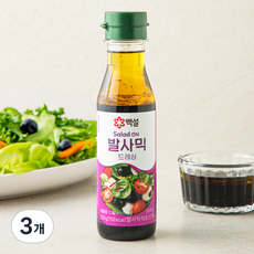 CJ제일제당 발사믹 드레싱, 250g, 3개