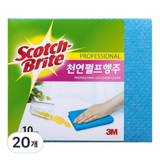 스카치브라이트 천연 펄프 행주 10p, 20개