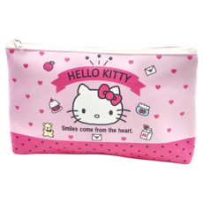 Hello Kitty PU萬用收納袋, 22 x 14 x 6.5cm, 粉色, 1個