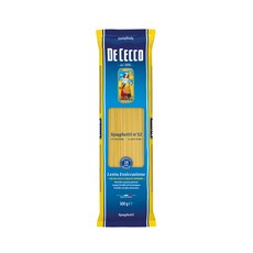DE CECCO 得科 標準圓麵條 NO.12, 500g, 嚴選杜蘭小麥, 1包