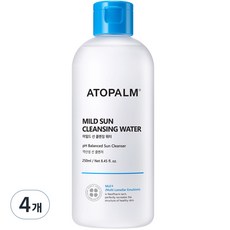아토팜 마일드 유아 클렌징워터, 4개, 250ml