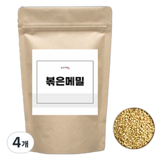 순수다함 볶은메밀차, 500g, 4개, 1개입