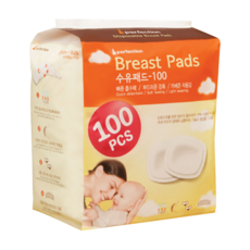 perfection 防溢乳墊100片, 強大瞬吸, 3D立體設計, 輕薄超強吸收, 100片, 1包