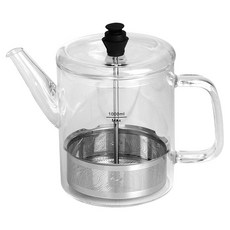 Quasi 舞茶IH耐熱玻璃壺 1500ml 電磁爐可用, 1.5L, 1個