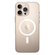 Magsafe 磁吸透明防摔手機殼 支援無線充電/鏡頭保護/防滑設計 iPhone 16 Pro, 透明