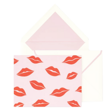 kate spade 唇唇欲動款卡片信封組，內含10組卡片套組, 1組